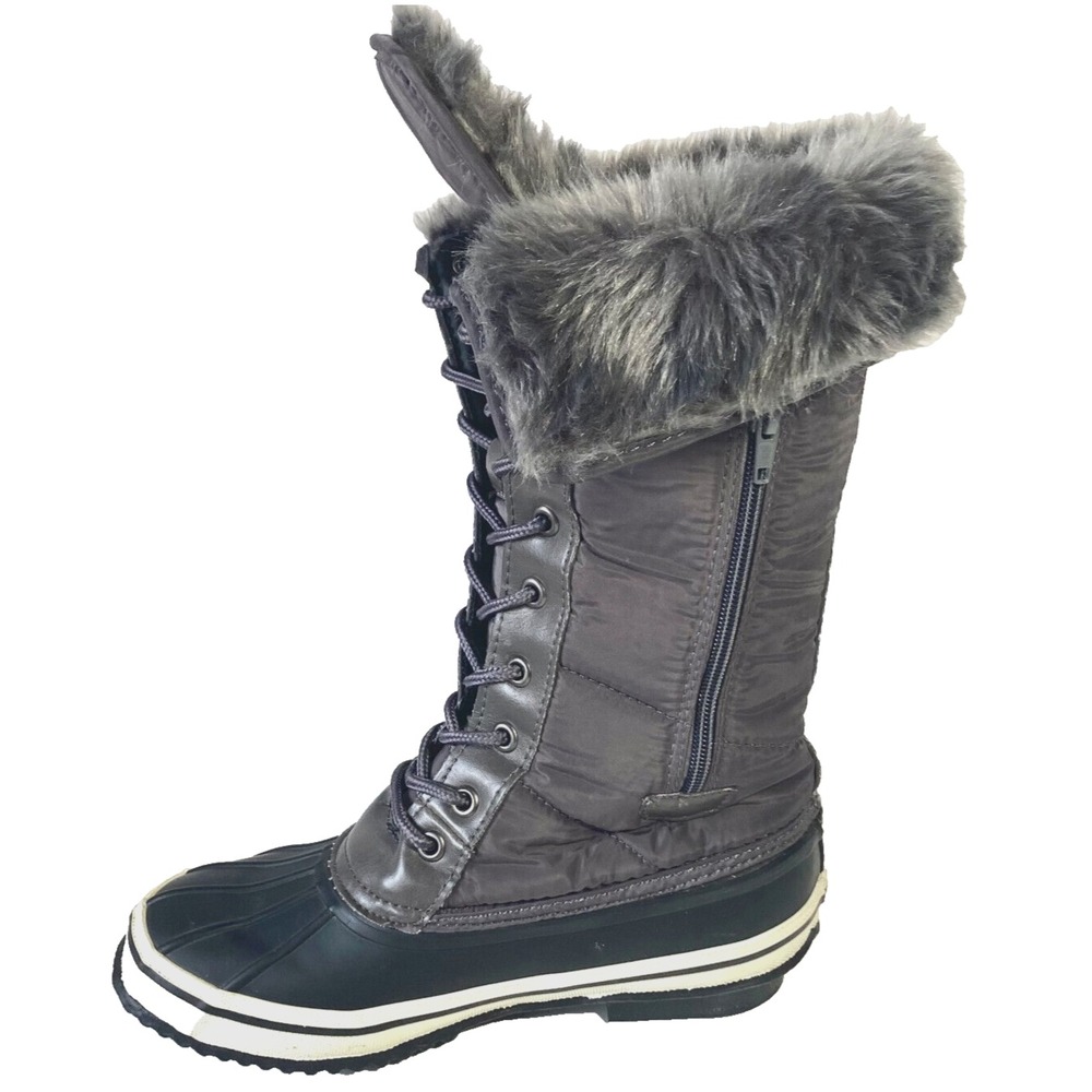 Nord Trail Emma Tall Boots Womens 6 Thinsulate 200g Fur Lined Nylon Winter Snow